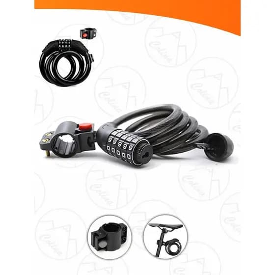 Cadeado Numérico Reforçado Trava Com Senha Bicicleta Anti Furto Bike Salte Oficial