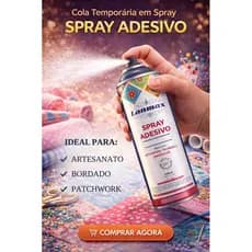 COLA SPRAY ADESIVO LANMAX – ALTA PERFORMANCE PARA COSTURA E ARTESANATO