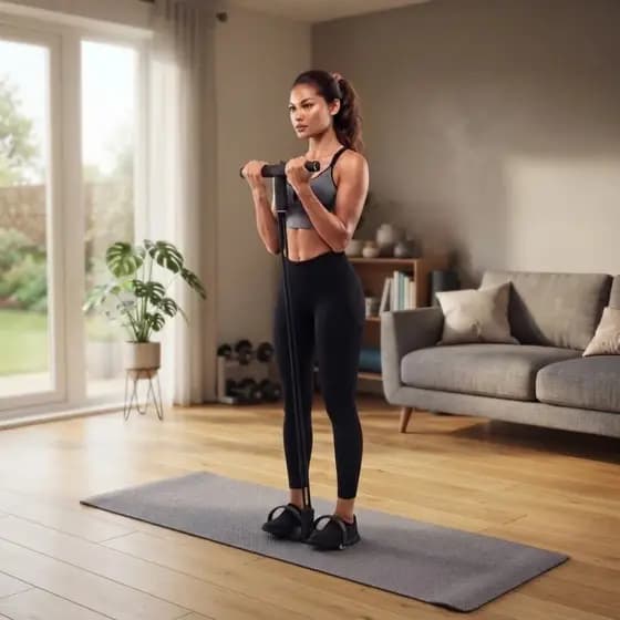 Extensor Elástico Exercícios Academia Ginástica Tensão Forte Faixa Elástica de Resistência com Corda para Puxar