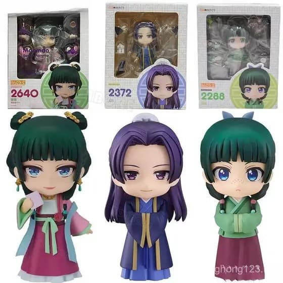 Versão Q Bonito Anime O Apótico Diários Maomao 2288 3640 Figura Jinshi 2372 Estatueta De Ação Modelo Colecionável Conjun