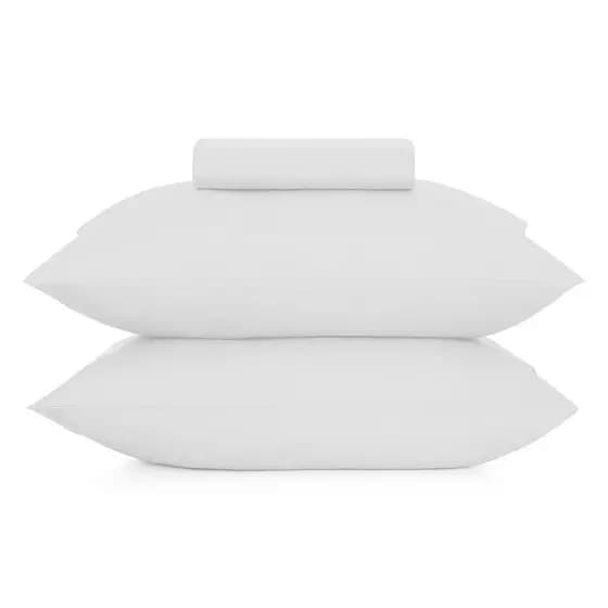 Jogo Cama Solteiro Altenburg 2 peças Toque Acetinado Branco