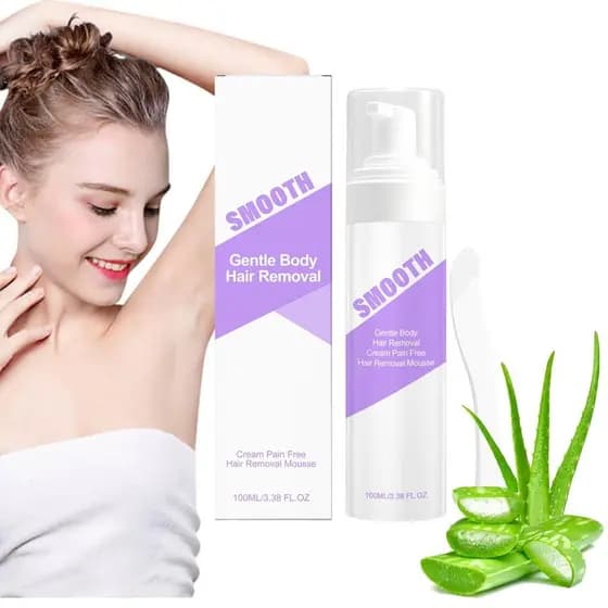 Spray para Remoção de Pelos, Spray Suave para Remoção de Pelos, Remoção Suave de Pelos Corporais, Seguro para Peles Sens