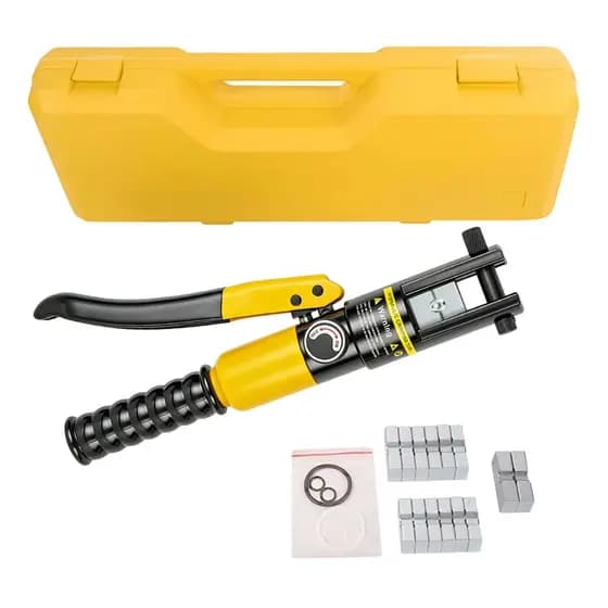 Alicate Hidráulico YQK-70 Crimpador Prensa Terminais para Cabos Elétricos 4 a 70mm²