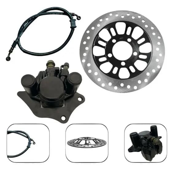 Kit Completo Pinça Disco De Freio Cabo Moto Honda TItan 150 04 A 08