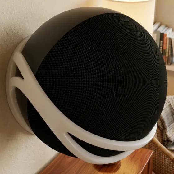 Suporte de Parede para Alexa Echo Dot 4ª e 5ª Geração – Acompanha Parafuso e Bucha | Instalação Fácil