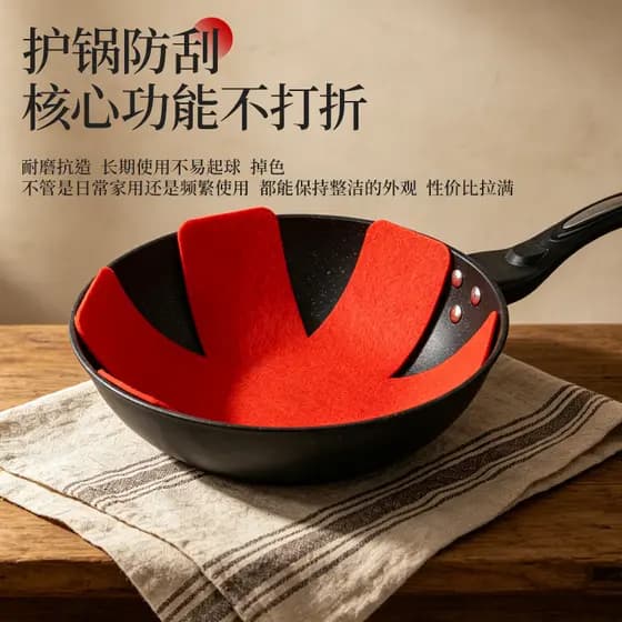 Tapete isolante antiderrapante para utensílios de mesa, tapete hexagonal de feltro espesso para uso doméstico, para pane