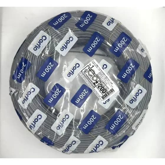 Cabo Flexível 1,0mm - Corfio 750V Antichama - Rolo 200 Metros Original (Cores)