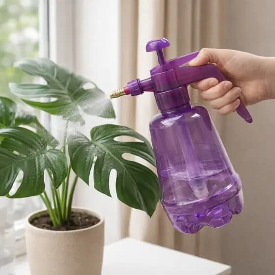 Pulverizador Manual Pressão 1,6L com Bico Ajustável Multiuso | Cor Sortida