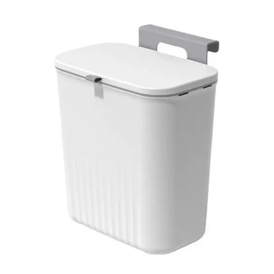 Lixeira Suspensa Para a Cozinha/Banheiro Na Parede Sem Furos 9L De Lixo FASTBUY