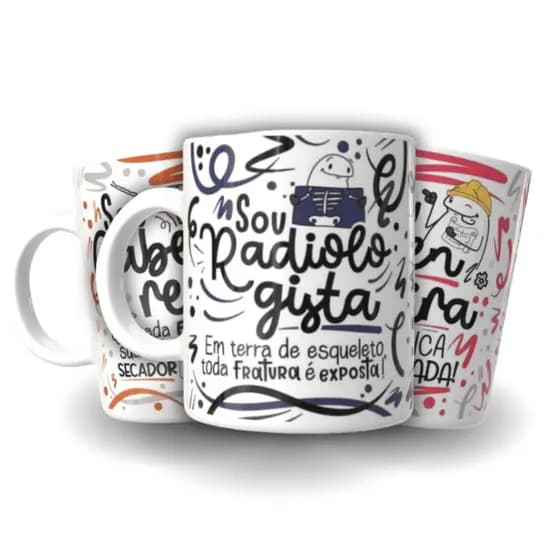 Canecas Profissão 325ml Divertida Memes Para Presentes
