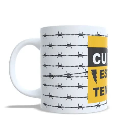 Caneca Personalizada Cuidado esta ja tem dono 325ml