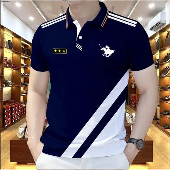 Camisa Polo Barong Masculina Para Roupas Masculinas Estilo Étnico ASEAN Casuais Tops Étnica Tamanho Grande Padrão Retrô