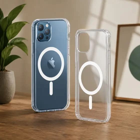 Capinha Magnética Transparente Compatível com MagSafe | iP 11 ao 17 Pro Max🧲