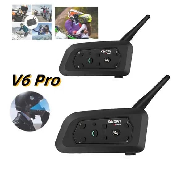 Redução de ruído Intercomunicador Moto V6 Pro Xinowy Capacete Pronta Entrega