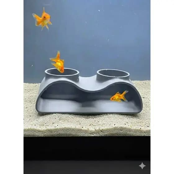 Gruta para Aquário – Esconderijo para Peixes e Camarões – Impressão 3D Segura