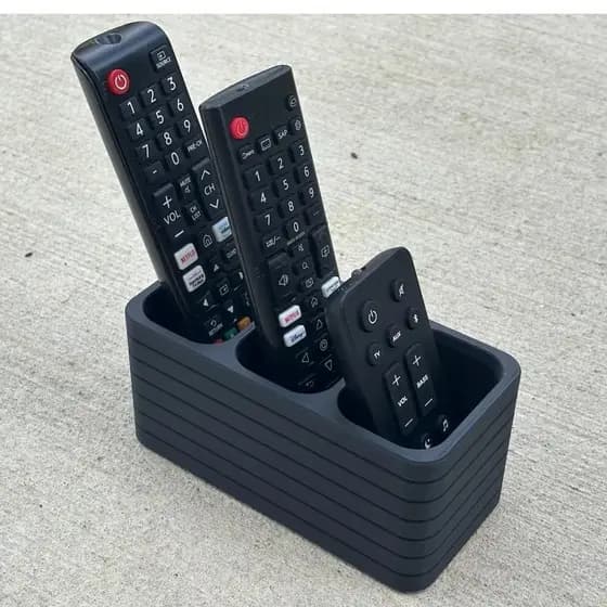 Suporte Porta 3 Controles Remoto Ar Tv Universal