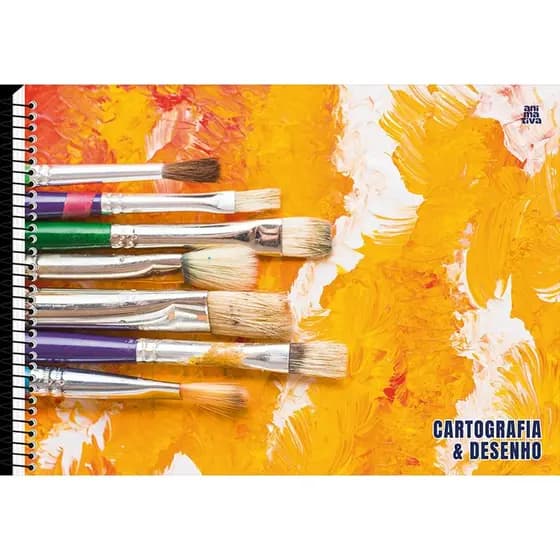 Caderno Universitário Cartografia e Desenho com Capa Dura