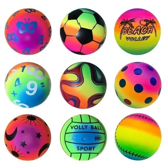 Bola De Praia Vinil Inflavel Colorida Plastico Personalizada ATACADO