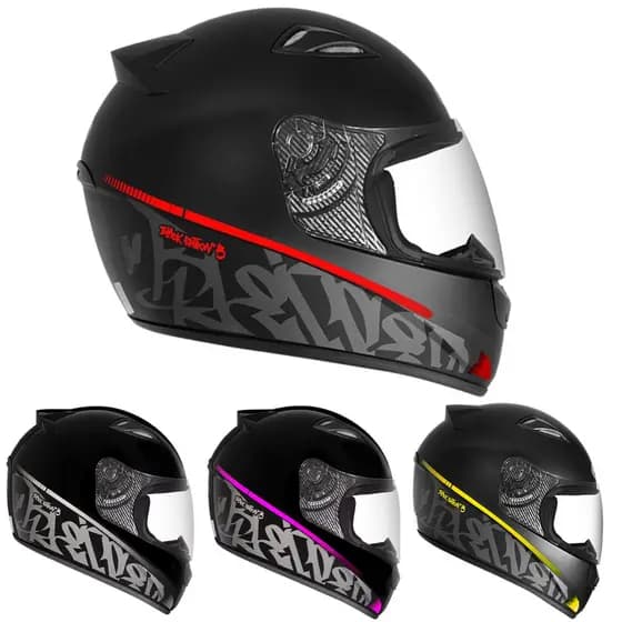 Capacete Ebf New Spark Black Edition 3 Preto Rosa Fosco