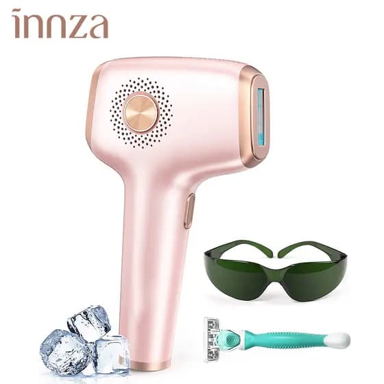 INNZA-Dispositivo Indolor De Remoção De Pêlos IPL Para Mulheres , Resfriamento De Gelo , Função De Cuidado , Permanente