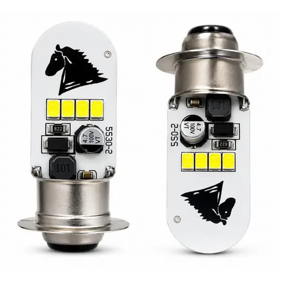 Lâmpada Led Farol Biz 100/biz 125 Efeito Xenon 6500k