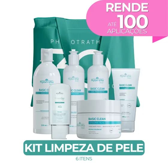 Limpeza De Pele Fácil Completa - 6 Itens Phytotratha