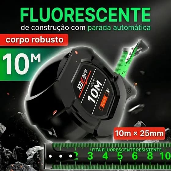 Fita Métrica De Alta 5/7.5/10M Precisão E Durabilidade Para Medições Profissionais à prova d'água quedas