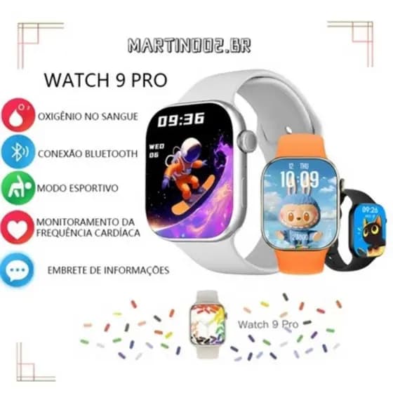 Smartwatch Serie 9 Ilha Dinamica NFC Chat GPT GPS 2GB foto 47mm Original