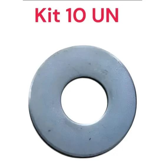 Arruela Halter Barra De Academia 60 X 25 Mm Solda Kit 10 Un