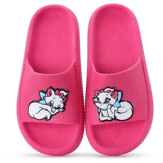 Chinelo Slide Nuvem Infantil Menina Gatinha Marie Leve Confortável