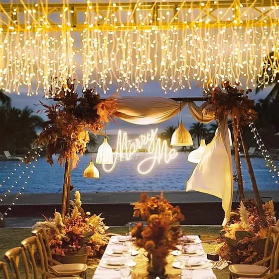 Cascata Natal 400 Lâmpadas Led Com 8 funções ou Fixo e 10 metros Fio Branco Pisca
