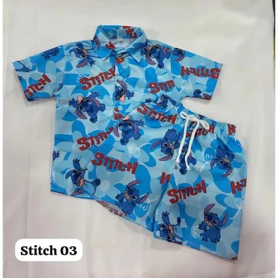 Conjunto temático Stchi menino roupa aniversário festa