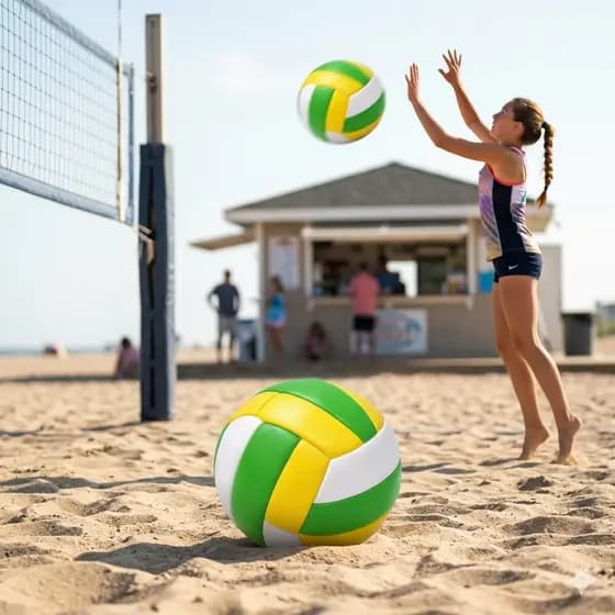 Bola Vôlei Infantil Vinil DDG5101 Macia Inflável Brinquedo Criança 3+