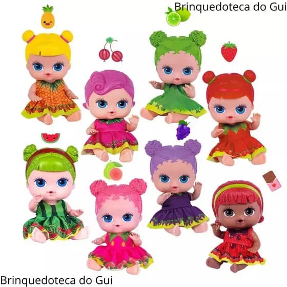 Bonecas coleção frutinhas cotiplas com cheiro brinquedo para menina promoção