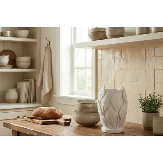Vaso Cachepot Folha