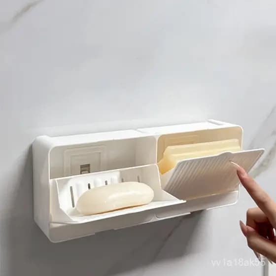 6 Kit Suporte De SabãO Otimizado Para O EspaçO Material Seguro FáCil De Limpar Resistente à Umidade E PortáTil