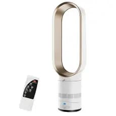 Ventilador Torre Sem Hélice Potente Segurança - Fluxo de Ar Amplificado 15x, Design Moderno e Fácil Limpeza
