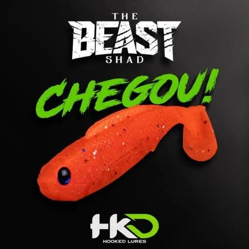 Isca Artificial Pesca Beast Shad 12,5cm 18g- 2 UNIDADES