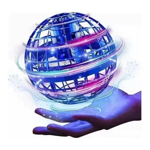 Bola voadora giratória em formato de bumerangue com controle remoto LED, brinquedo infantil