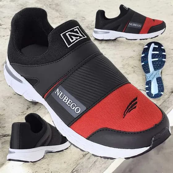 tênis masculino academia feminino casual exercício calce facil tenis caminhada slip on Nubego