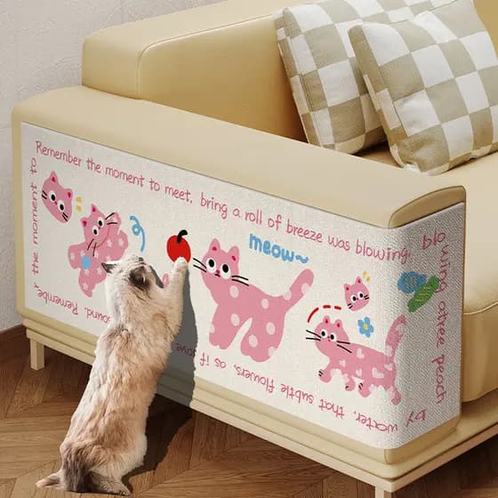 Dopamina gato scratch Board Anti-gato scratch sofá proteção gato escalada adesivo Vertical resistente à parede resistent
