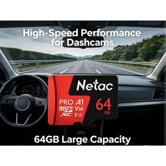 Novo Cartão De Memória De Alta Durabilidade MicroSD U3 V30 4K De 64 Gb Adequado Para Gravadores De Condução E Câmeras De