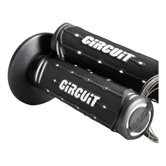 Manopla Jupiter Everday Preta com Branco Circuit