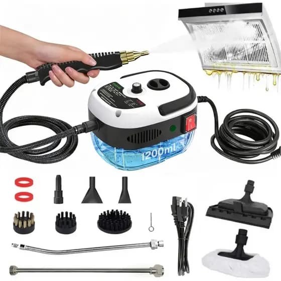 New Limpador A Vapor De Alta Temperatura Esterilização Ar Condicionado Exaustor Uso Doméstico Portátil Pressão 2500 W Pa