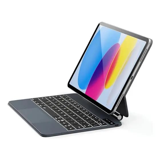 Capa Protetora Com Teclado Inteligente E Trackpad Ultrafina Para Tablets iPad 10ª Geração 10.9 Combo para Envio 24h