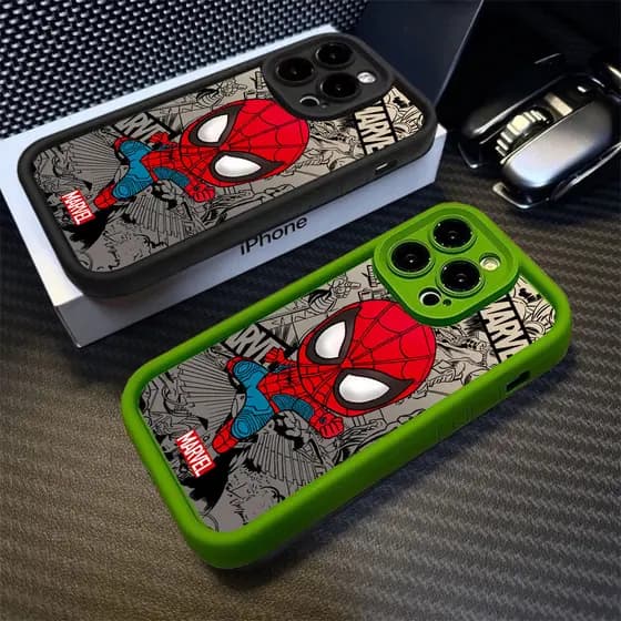 Capinha Anti-Impacto De Homem-Aranha Legal Para Samsung A07 A17 A56 A36 A55 A54 A16 A15 A14 A34 A35 A32 Capa de celular