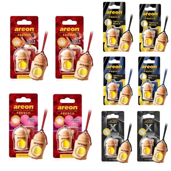 Kit 2 Aromatizante Cheirinho Automotivo Areon Fresco Madeira 4ml