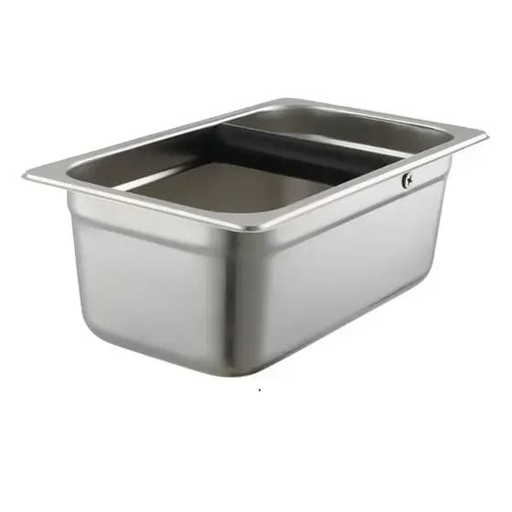 CAIXA RESERVATORIA DE BORRA DE CAFÉ AÇO INOX 304
