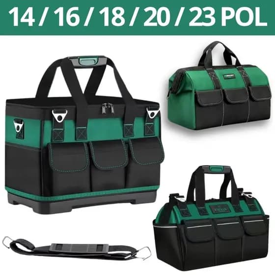 Caixa de Ferramentas Bolsa Profissional Maleta Organizadora 14/16/18/23 polegadas Multiuso Tool Box Tecido Resistente