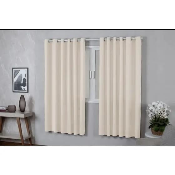 cortina blackout para janela quarto corta luz tecido Blackout bem grosso
